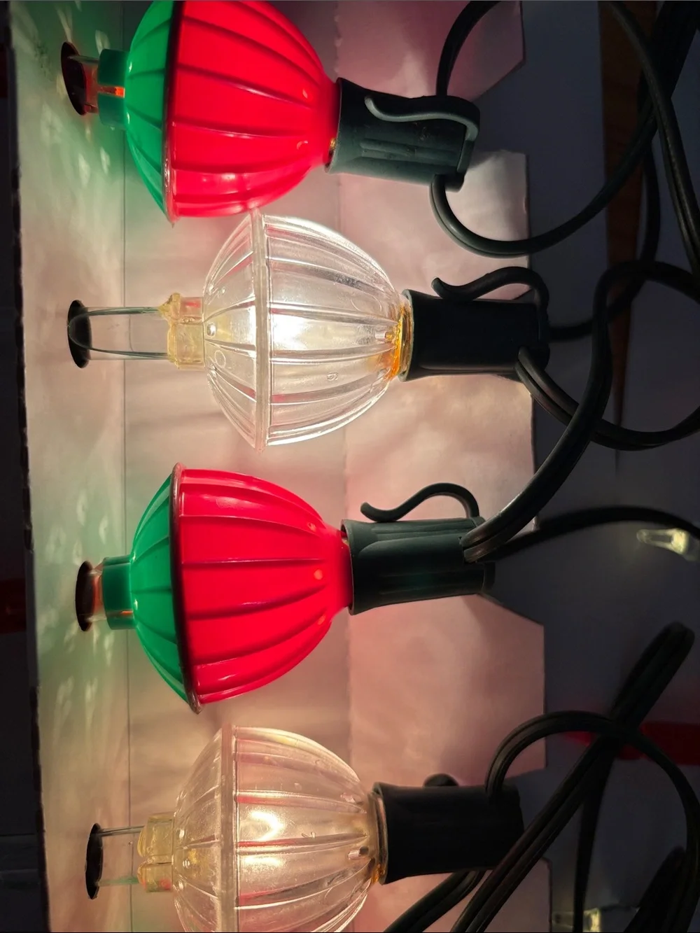 Noma Nostalgia Series Bubble-Lites Christmas Lights – Lot of 3 Boxes Retro Style
